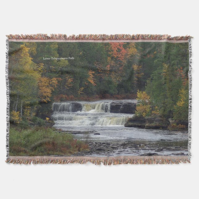 Tahquamenon Falls Baixa lança cobertor (Frente)