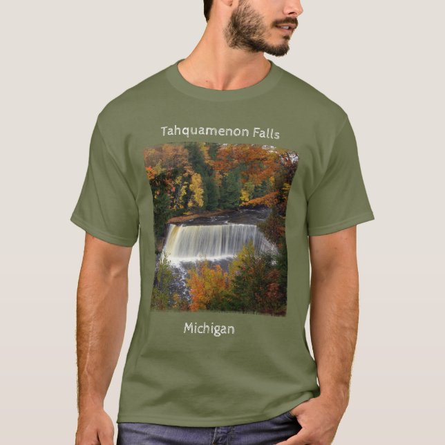 Tahquamenon Falls Camisa de outono branca (Frente)