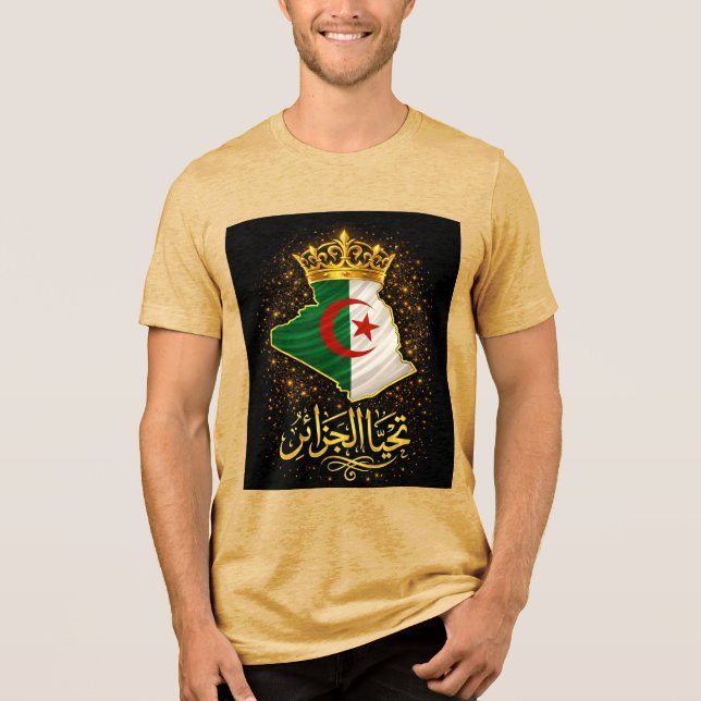Tahya El Djazair Crown – Golden Long Live Algeria (Frente)