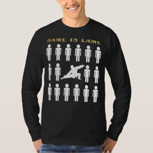 Tai-Chi Igual é Camiseta Lame - Fluir para Humorou