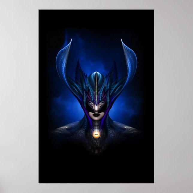 Taidushan Sai Shadow Blue RB BLK Archival Poster (Frente)