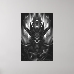 Taidushan Sai Talons Do Time BlackSun Canvas Print