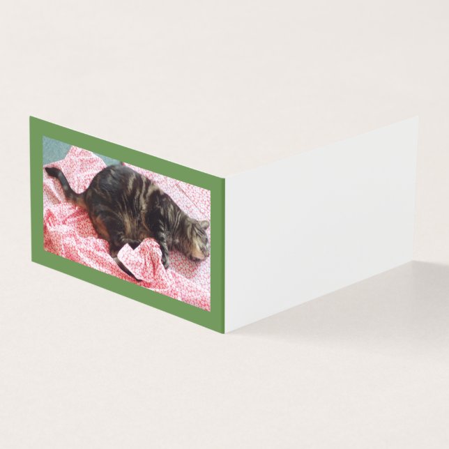 Tailor Dave Dobrou Cartão de Mesa Horizontal de Li (Exterior)