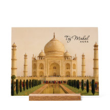 Taj Mahal Agra Índia Aquarela Viagem