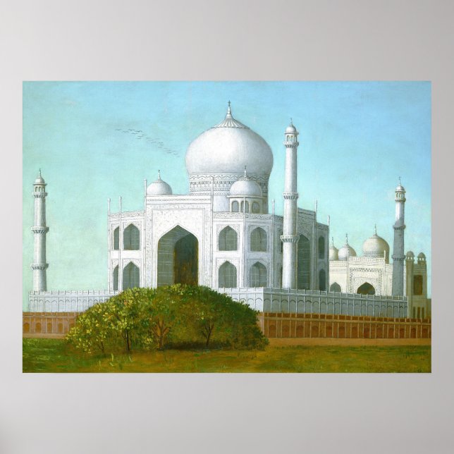 Taj Mahal, Erastus Salisbury Field Fine Art Poster (Frente)