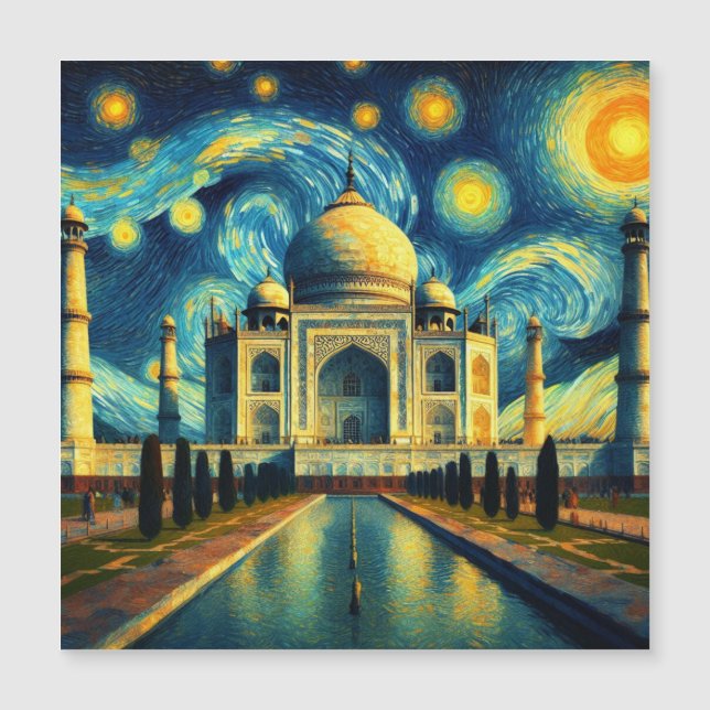 Taj Mahal India Starry Night (Frente)