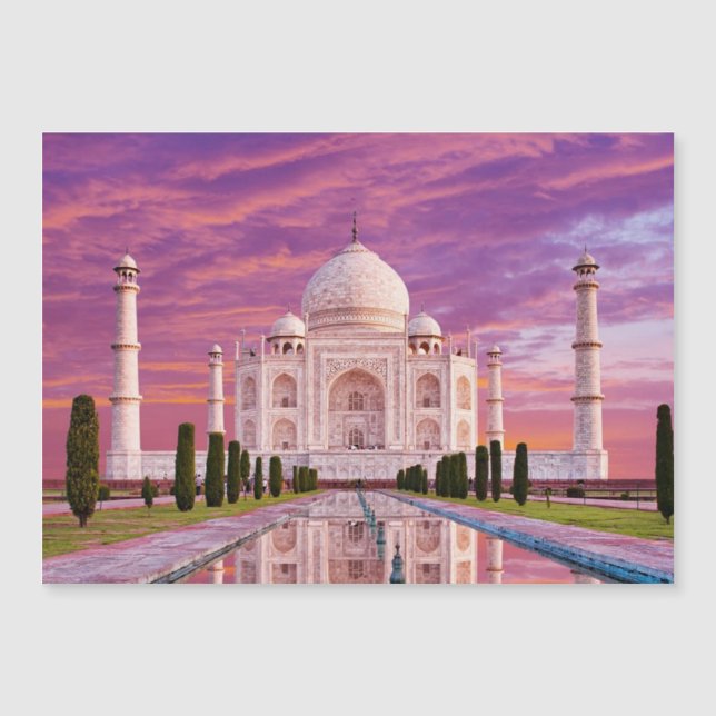 Taj Mahal Magnetic Card (Frente)