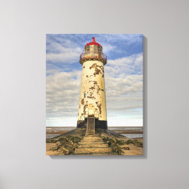 Talacre The Point of Ayr Lighthouse Canvas (Frente)