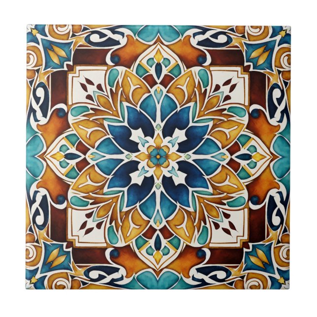 Talavera azulejo vintage favores do casamento mexi (Frente)