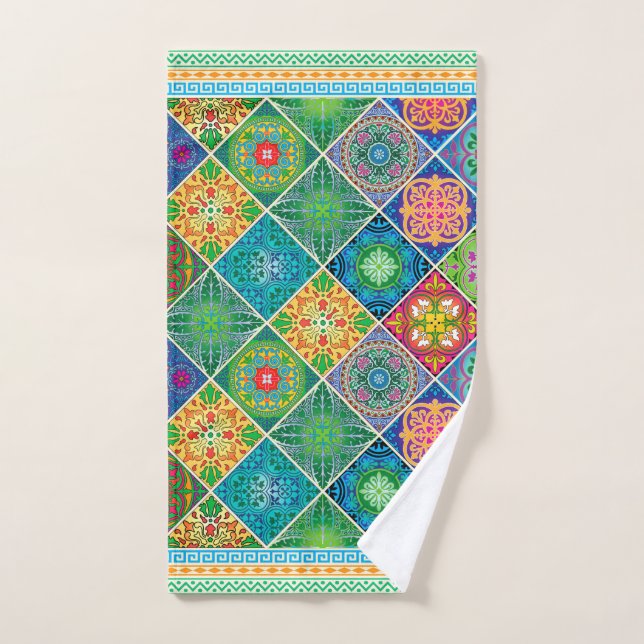 Talavera Pattern-2 Toalha (Toalha de mão)