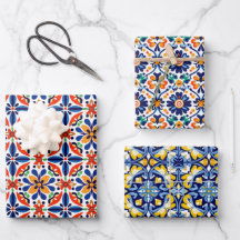 Talavera Wrapping Paper Mexicano