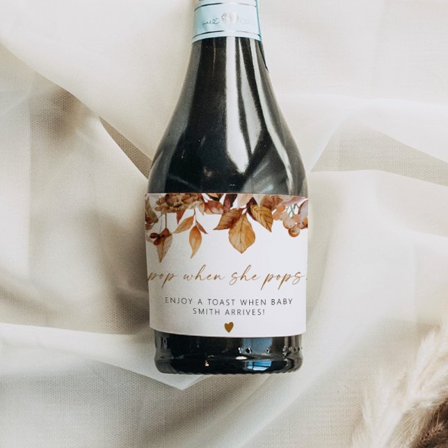 TALIA Bohemian Terracotta Floral Pop When She Pops (Criador carregado)