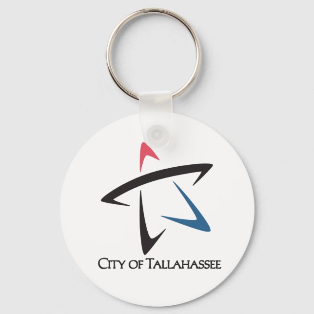 Tallahassee (Flórida) Bandeira da cidade Chaveiro (Frente)