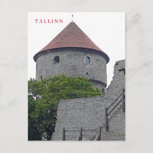 Tallinn Kiek no cartão postal de exibição de Kok
