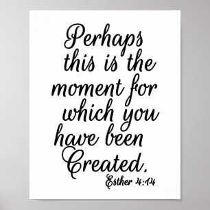 Talvez este seja o Moment Esther Impressão