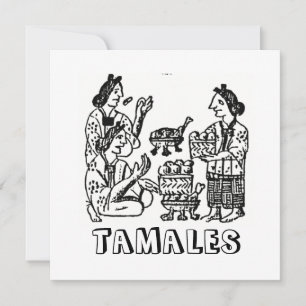 Tamales (Codex de Florentine, século XVI)