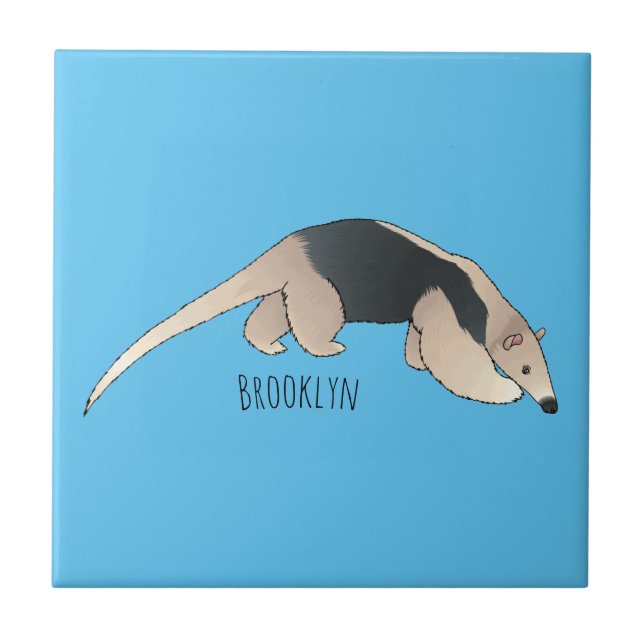 Tamandua cartoon illustration  (Frente)