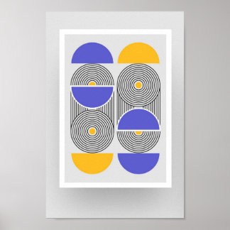 Tamanho A4 Bauhaus Art Poster 10.2