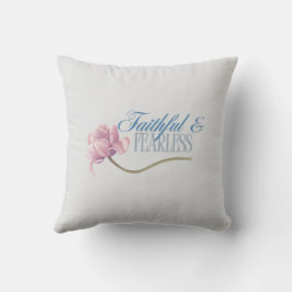 Tamanho da Almofada de Design de Tipografia Faith