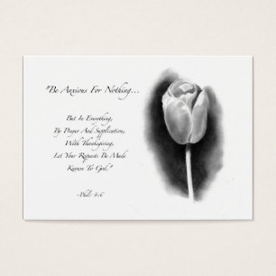 TAMANHO DE ACEO: TULIPA: VERSO DA BÍBLIA: ARTE DO