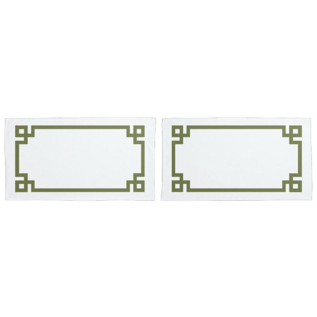 Tamanho do Rei da Fronteira da Grécia Verde Oleíco (Frente - conjunto)