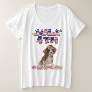 Tamanho Mais Quarto de Camisa de julho
