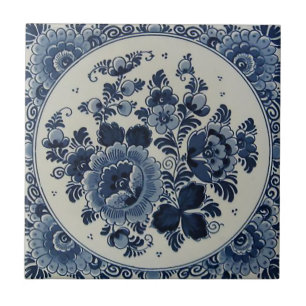 Tamanhos azuis e brancos de Delft de design da