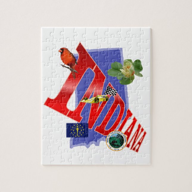 Tamanhos do quebra-cabeça de Indiana (2) (Vertical)