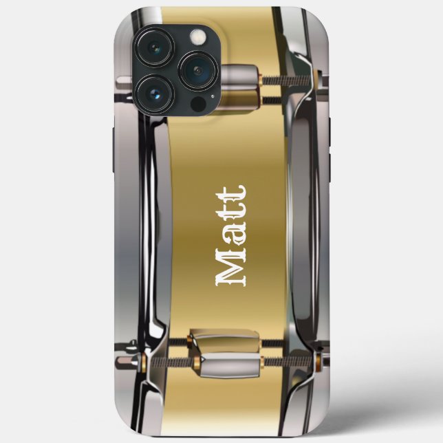 Tambor Dourado Personalizado (Verso)