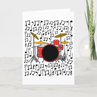 Tambor Kit Notas Musicais Percussão Professora Mús