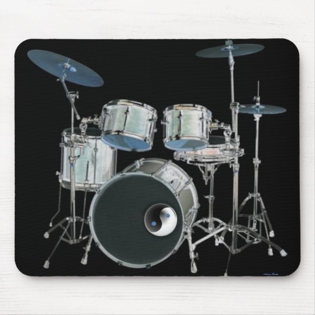 Tambores & Yin-Yang Mousepad (Frente)