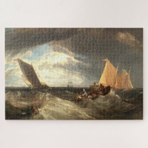 Tâmisas e Medway, William Turner Art Quebra-cabeça