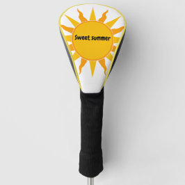 Tampa de Cabeça de Taco de Golfe Gráfica de Sol de