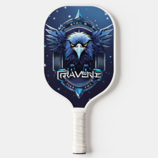 Tampa de Raquete de Pickleball Águia Azul Logo Bra