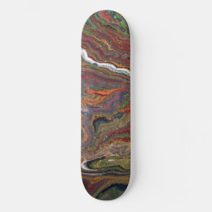 Tampa de Skate Abstrato Acrílico Zing 1 Geodo