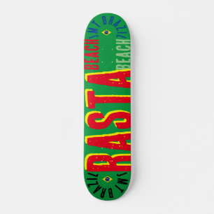 Tampa de Skate RASTA Brasil 7 3/4"