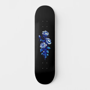 Tampa Distress Grunge Azul Rosa Skate Deck