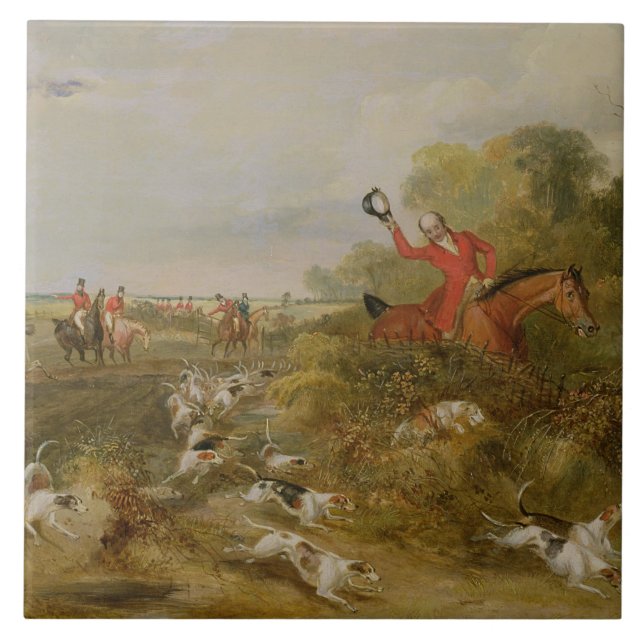 Tampando em cães, o Salão do solteiro, 1836 (óleo (Frente)