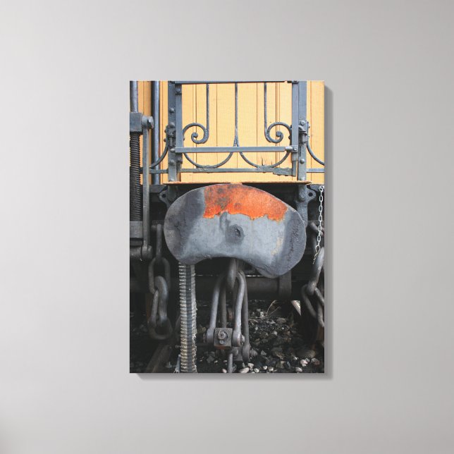 Tampão de ferrugem Velho Comboio a Vapor Canvas Le (Frente)