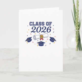 Tampas de Graduados da Turma de 2026 e Cartão de D