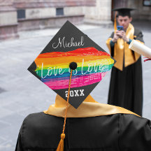 Tampo de Chapéu de Formatura LGBTQ Orgulho Gay Arc