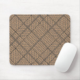 TAN ARGYLE TRICOTADA Mouse Pad
