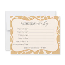 Tan Baby Giraffe quer um bebê