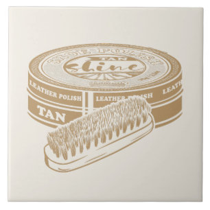 Tan shopollish tin pop art