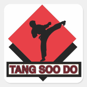 Tang Soo esquadra etiquetas