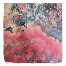 Tangão rosa e bandana azul