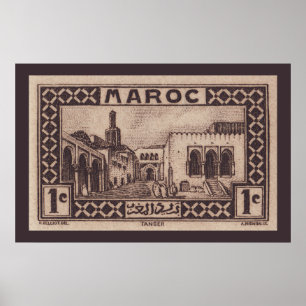 Tânger, Marrocos - poster