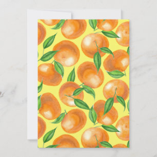 Tangerinas de aquarela