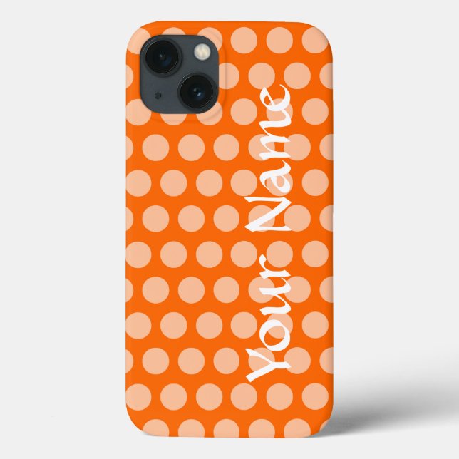 Tangerine marroquino Moods Dots (Verso)