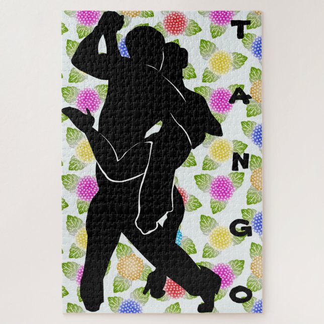 Tango Dancer - Quebra-cabeça Flores (Vertical)